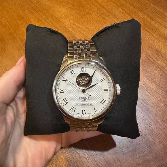 Tissot Silver Roman Numeral Watch - Picture 6 of 10